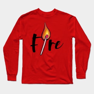 Fire Long Sleeve T-Shirt